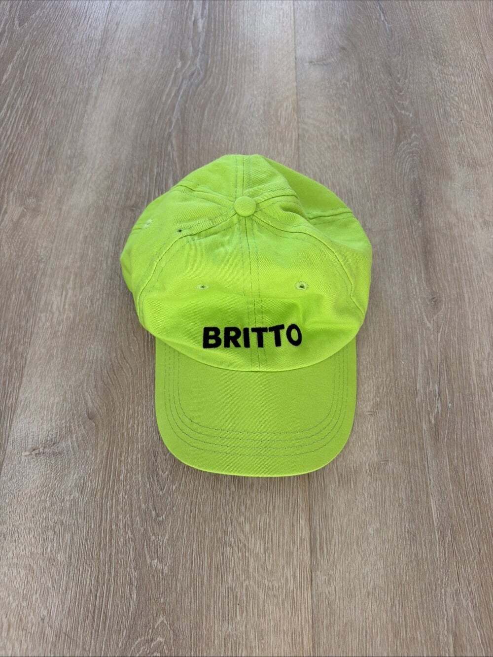 Romero Britto Green Hat Unisex Strap Adjustable